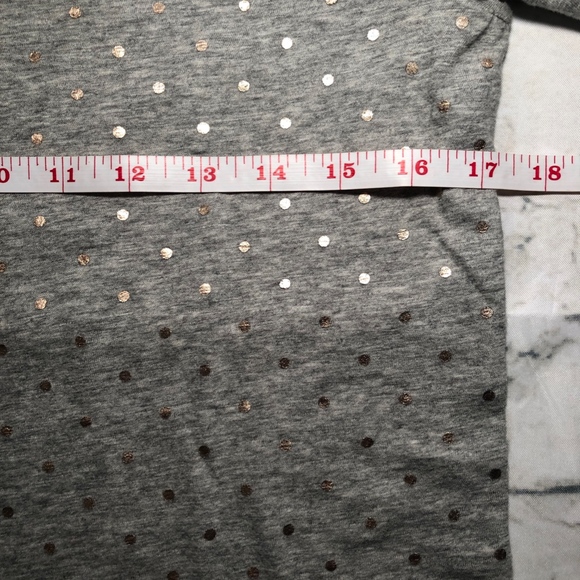 LAST ONE! LOFT Shimmer Dot Long Sleeve Tee - Picture 8 of 8